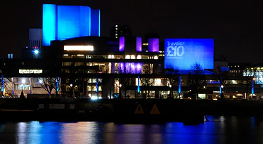  Embankment at night