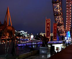  Embankment at night