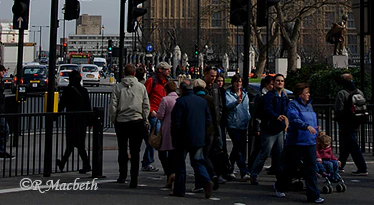 Big ben in the background, Trafalgar Square